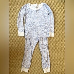 Joy Street Serena and Lily Blue and White Kids Pajamas Set 7
